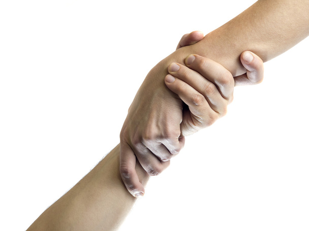 helpende hand, geïsoleerd - Foto, afbeelding