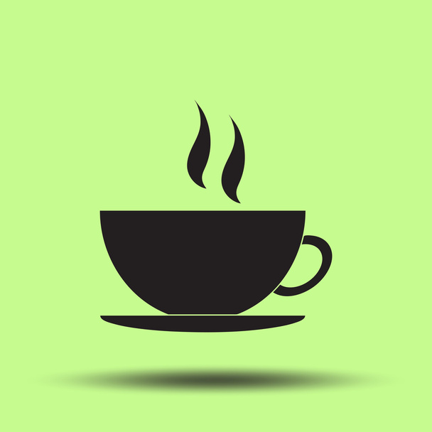 Чашка кавової ікони
 - Вектор, зображення