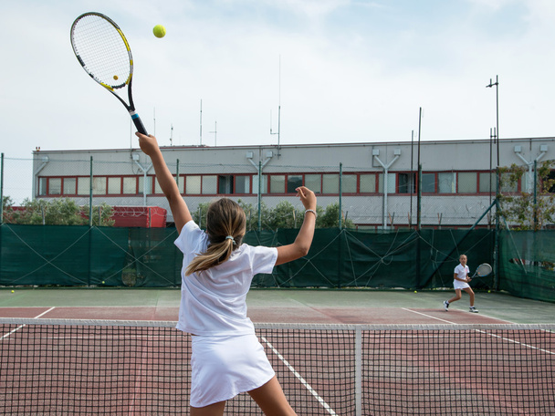 tennis school outdoor - Photo, Image