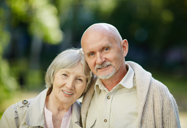 Retired couple looking - Фото, изображение