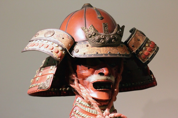 Japanese samurai  mask - Photo, Image
