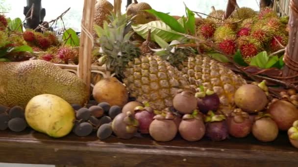 Thailändische Früchte das ganze Jahr - Filmmaterial, Video