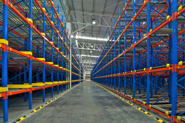 Warehouse  shelving storage metal pallet racking syste - Fotó, kép