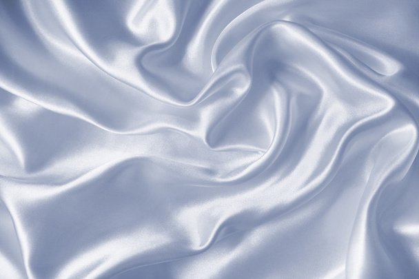 Smooth elegant grey silk or satin texture as background - Foto, afbeelding
