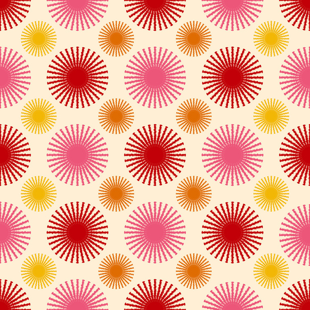 Abstract flowers background pattern - Vektor, Bild