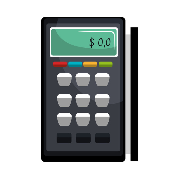 Calculator isolated icon, vector illustration. - Vector, Image