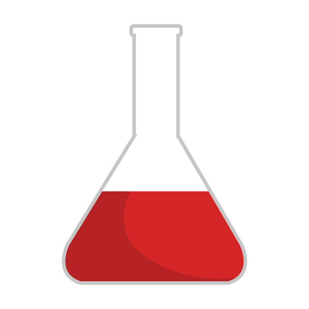 Blood test sample isolated icon. - Vector, Image