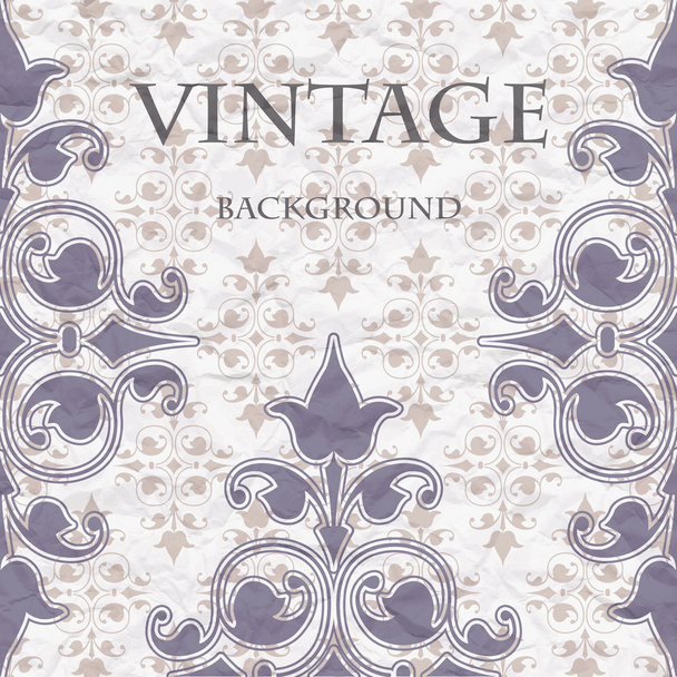 The pattern on vintage background - Vector, Image