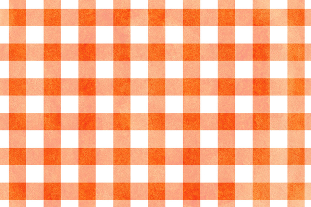 orange karierte Textur.  - Foto, Bild
