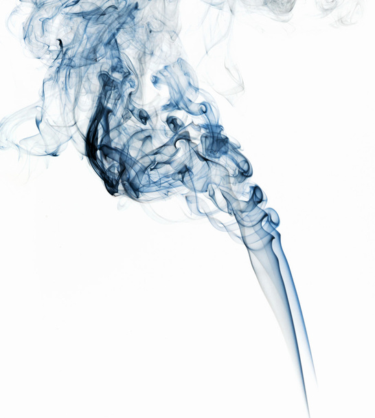 abstrakcyjny dym na białym tle - Zdjęcie, obraz