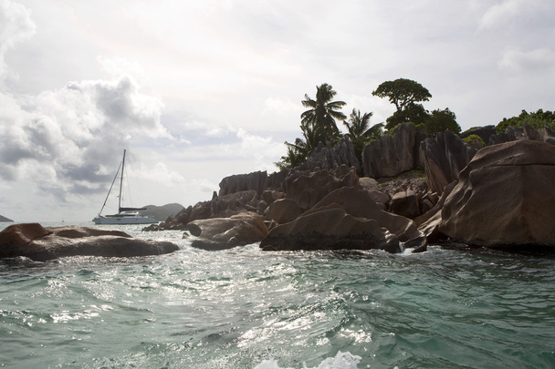 tropische Insel st. pierre, seychellen - Foto, Bild