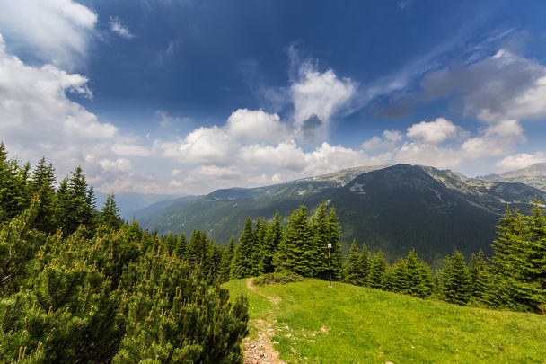 Beautiful mountain scenery in the Transylvanian Alps - Photo, Image