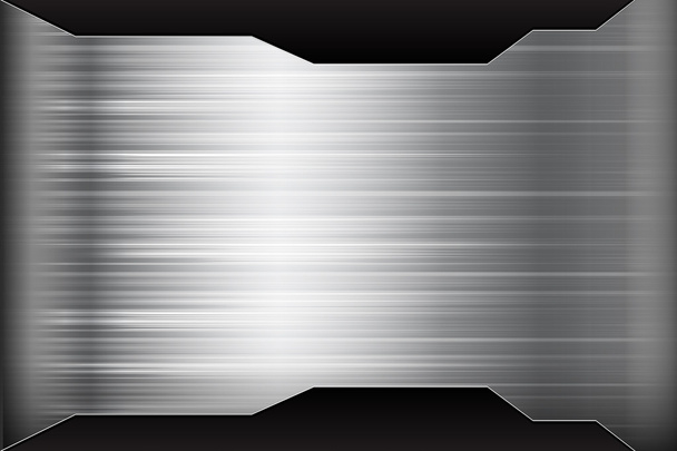 Cromo oscuro negro y gris textura de fondo vector ilustración
 - Vector, imagen