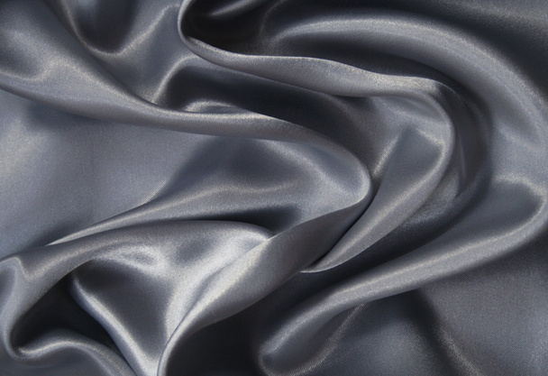 Smooth elegant grey silk as background - Fotó, kép