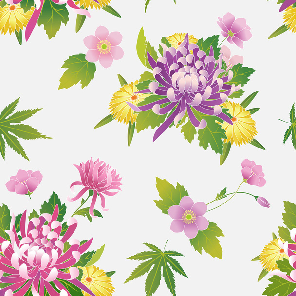 Seamless floral pattern. - Vector, Image