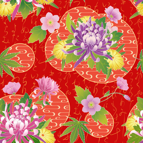 Seamless asian traditional pattern. - Vector, Image