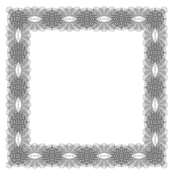 レトロな正方形のフレーム - ベクター画像
