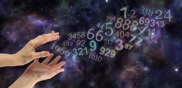 Banner do site do praticante de numerologia  - Foto, Imagem