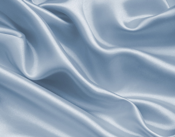 Smooth elegant grey silk or satin texture as background - Photo, Image
