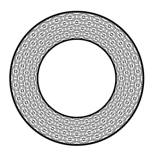 Cirkel geometrische Ornament - Foto, afbeelding