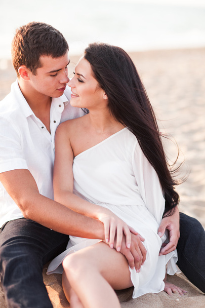 Young couple in love, Attractive man and woman enjoying romantic - Photo, Image