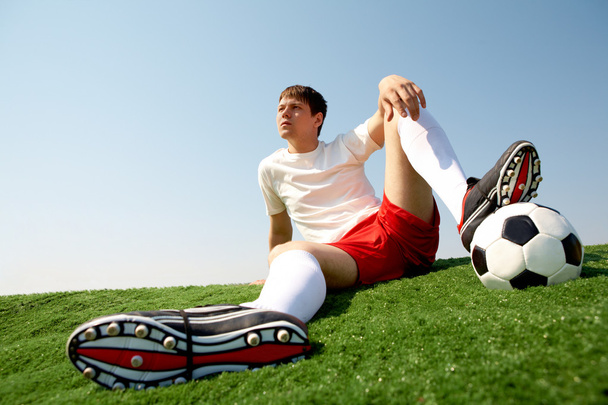 Relaxing sportsman - Photo, Image