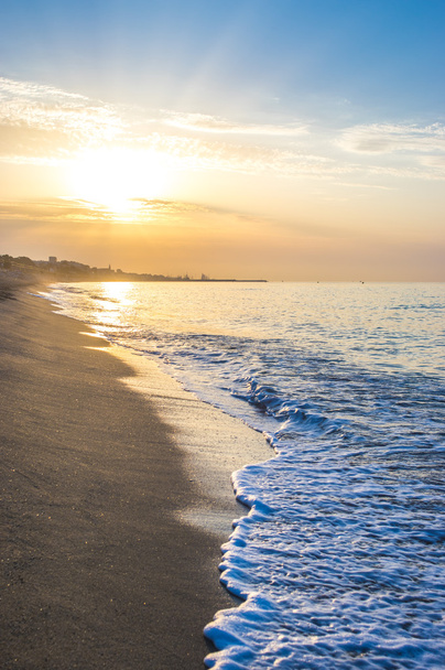 hermoso amanecer en la playa  - Foto, imagen