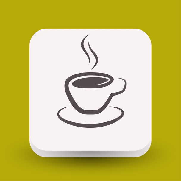 Pictograph of cup concept icon - Vector, imagen