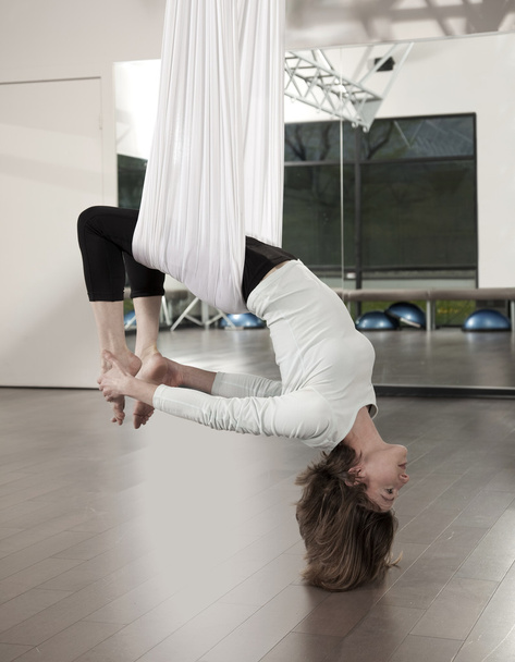 Anti Gravity Yoga - Photo, Image
