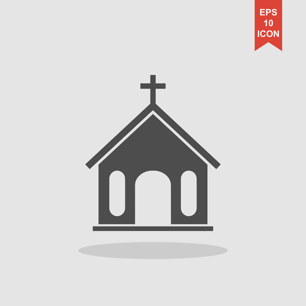 Icono de iglesia. Ilustración vectorial - Vector, Imagen