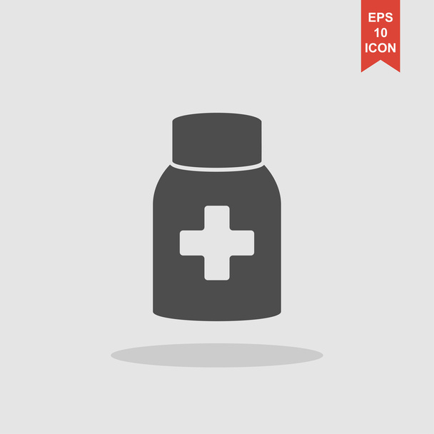 icône bouteille de médicament - Vecteur, image