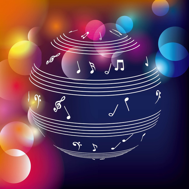 music note icon. Music and Sound design. Vector graphic - Vector, Image
