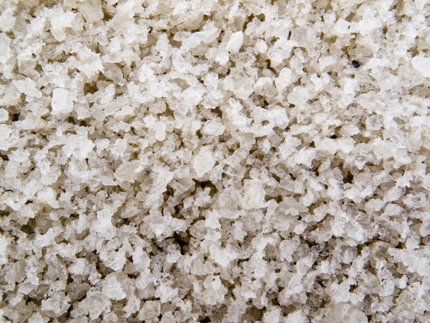Patrón de cristales de sal marina de refinería salina
 - Foto, imagen