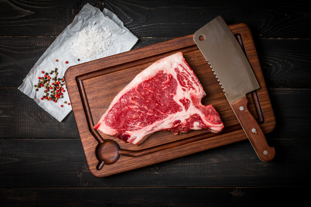 Raw fresh meat Club Steak - Foto, Imagen