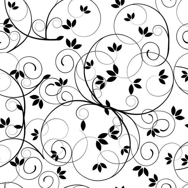 Beautiful seamless floral pattern - Vector, Image