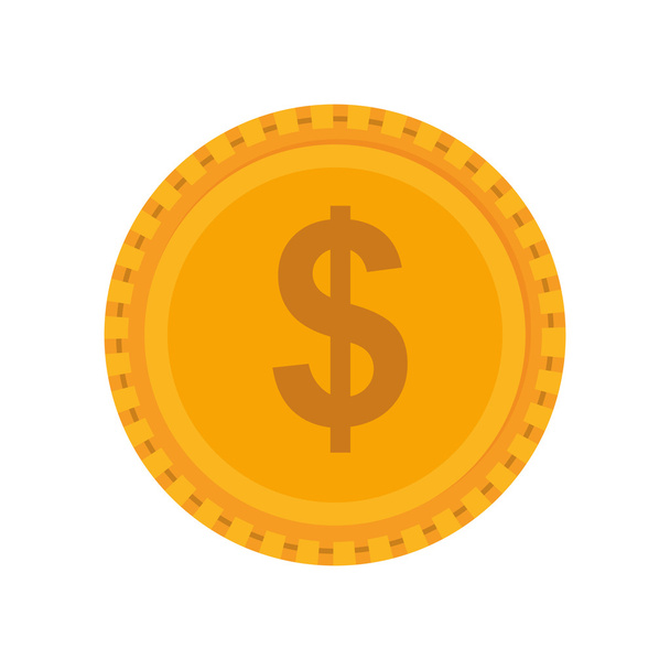Ikona mince. Peníze a finanční položky design. Vektorové grafiky - Vektor, obrázek