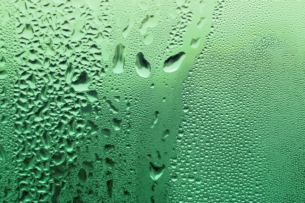 Zielona woda kropla tekstura - Zdjęcie, obraz