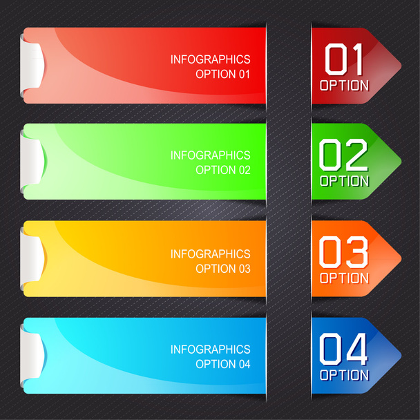 Infographics options banner. - Vector, Image