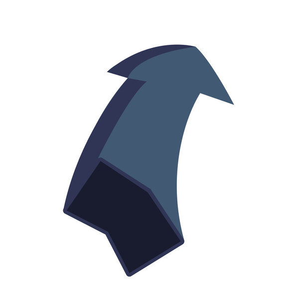 blue arrow icon. Direction design. Vector graphic - Vector, Image