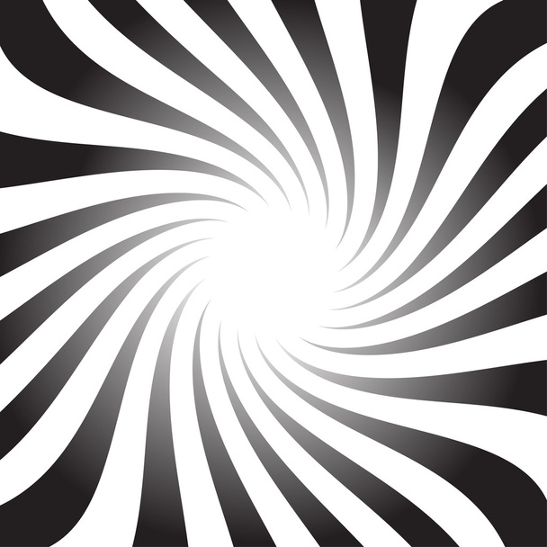 abstract twist, swirl, rays radial stylish background  - Vector, Image