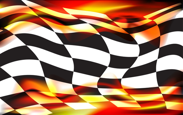 レースの格子縞の背景フラグ wawing - ベクター画像