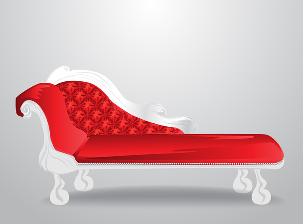 Punainen sohva
 - Vektori, kuva