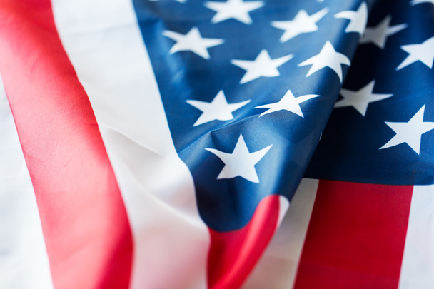 close up of american flag - 写真・画像