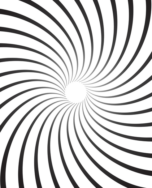 abstract twist, swirl, rays radial stylish background - Vector, Image