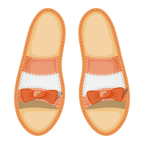 Woman shoes colorful icon - ベクター画像