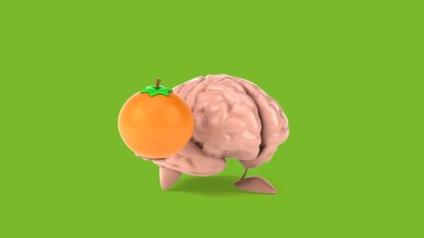 Leuke cartoon hersenen - Video