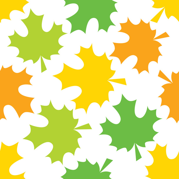Vector seamless pattern of maple leaves - Vector, afbeelding