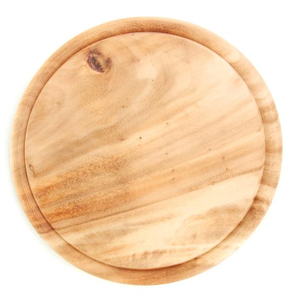 Wooden board isolated on white - Φωτογραφία, εικόνα