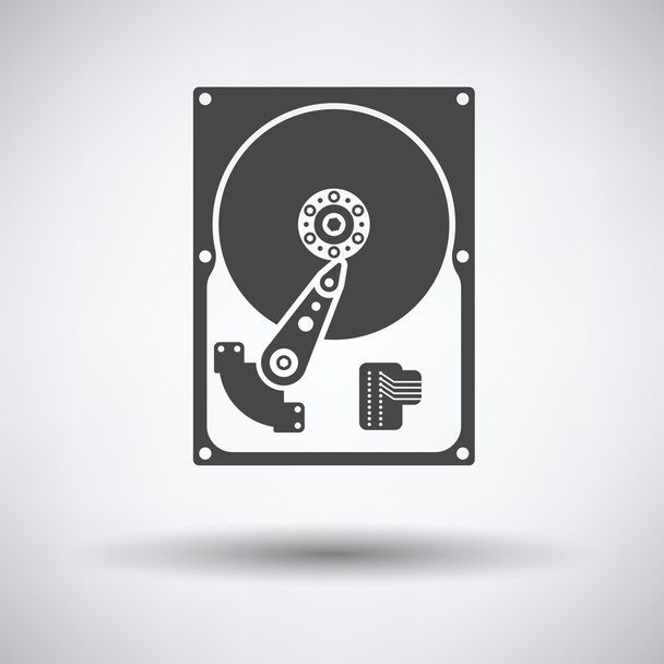 HDD icon  illustration. - Vector, Image