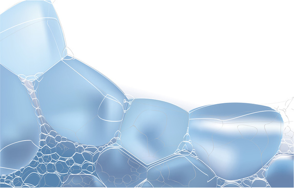 Aqua design background, water, foam, suds - Vector, Image